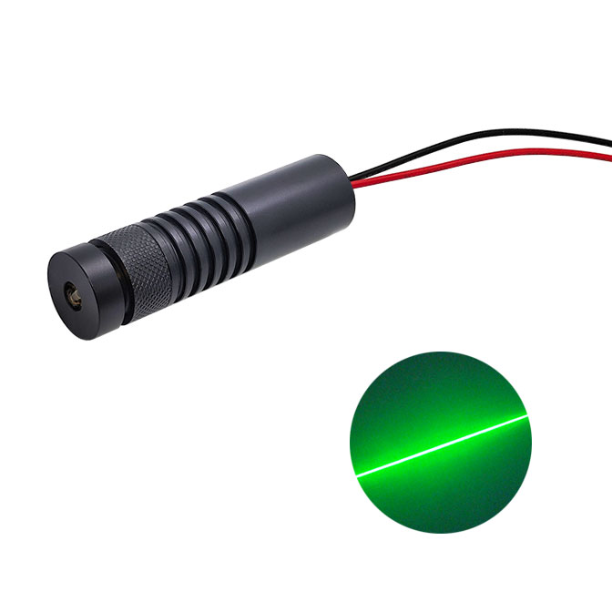520nm 35mW Focus Adjustable Laser Module Green Line Laser Locator Φ16X60mm
